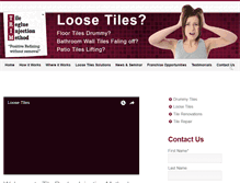 Tablet Screenshot of loosetiles.com.au